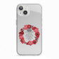 Valentine Wreath Quote iPhone 13 TPU Impact Case with White Edges