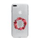 Valentine Wreath Quote iPhone 7 Plus Bumper Case on Silver iPhone
