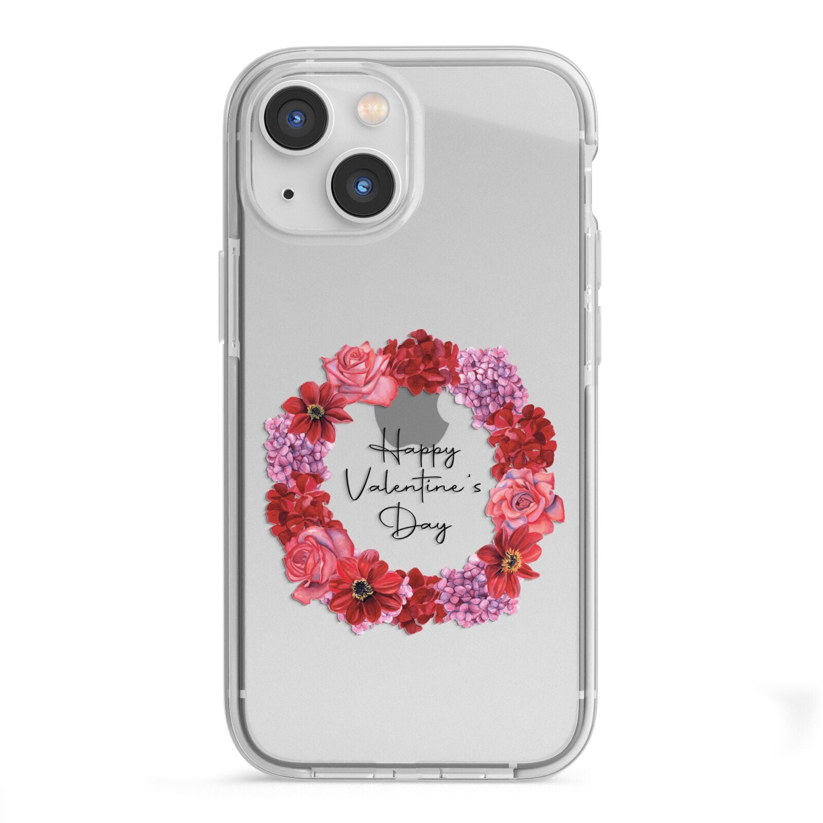 Valentine Wreath iPhone 13 Mini TPU Impact Case with White Edges