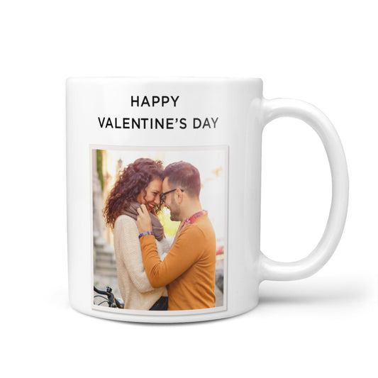 Valentine s Day Couple Shoot with Name 10oz Mug