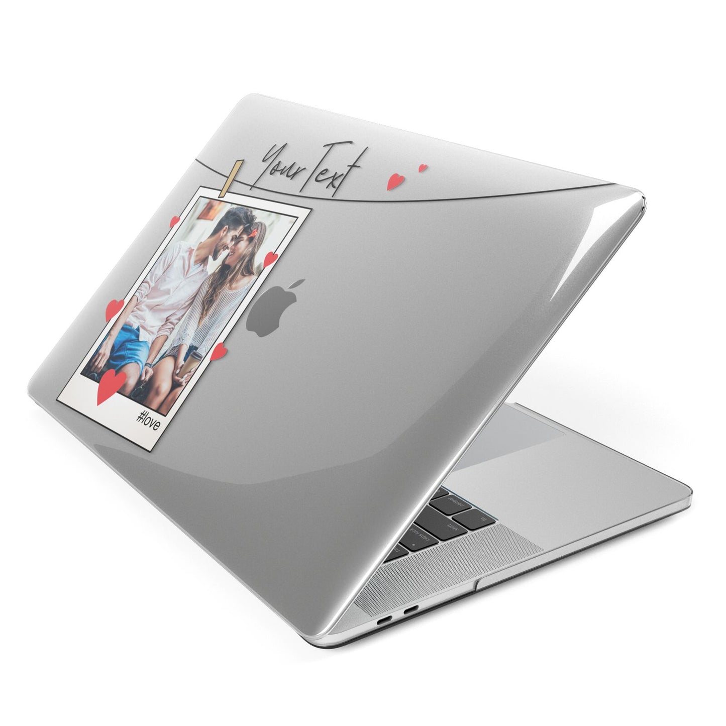 Valentine s Photo Apple MacBook Case Side View