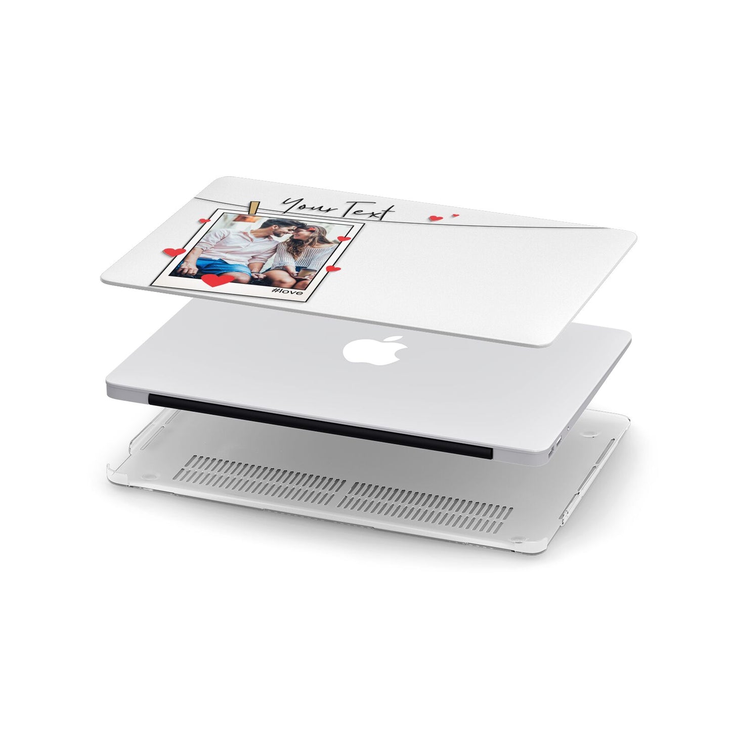 Valentine s Photo Apple MacBook Case in Detail