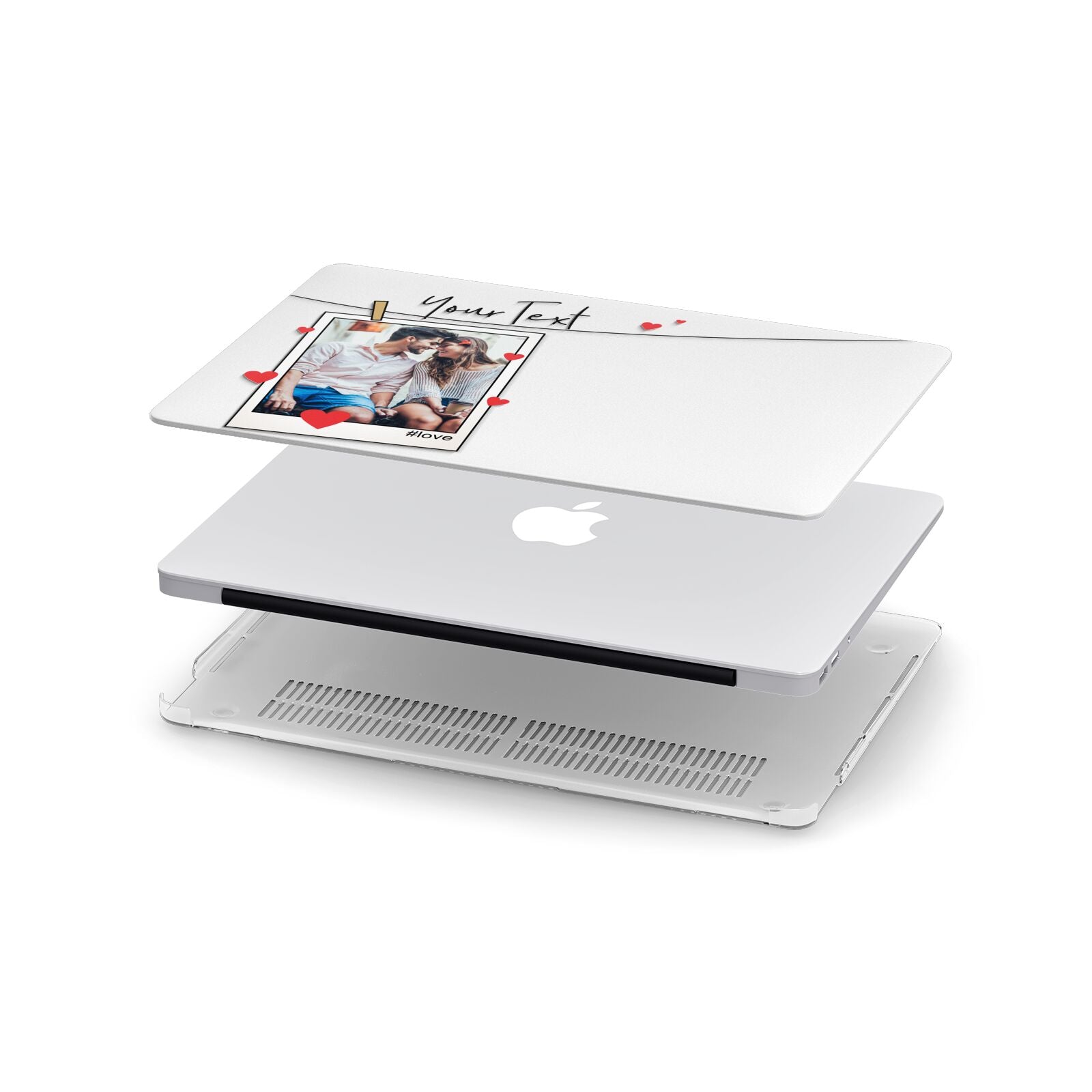 Valentine s Photo Apple MacBook Case in Detail