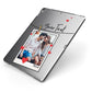 Valentine s Photo Apple iPad Case on Grey iPad Side View