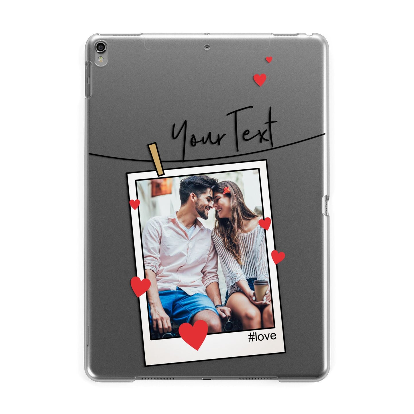 Valentine s Photo Apple iPad Grey Case