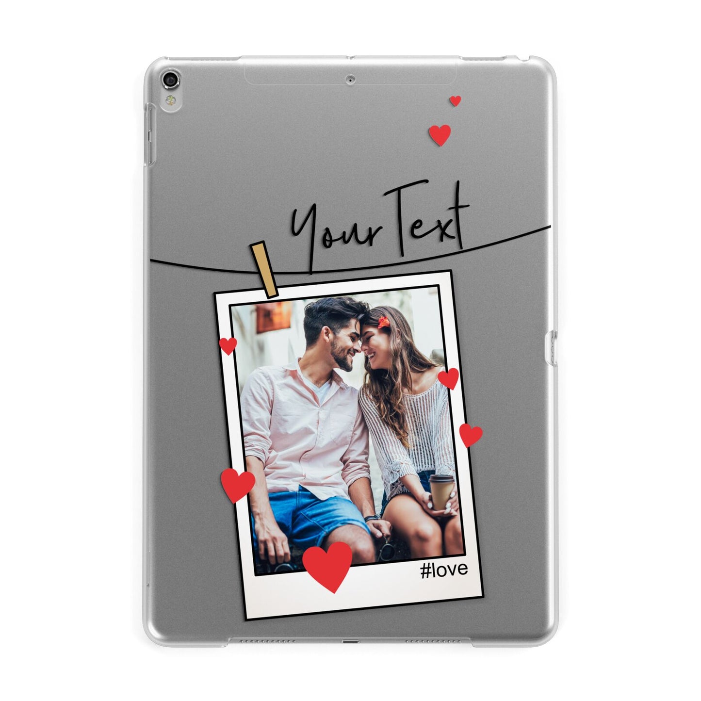 Valentine s Photo Apple iPad Silver Case