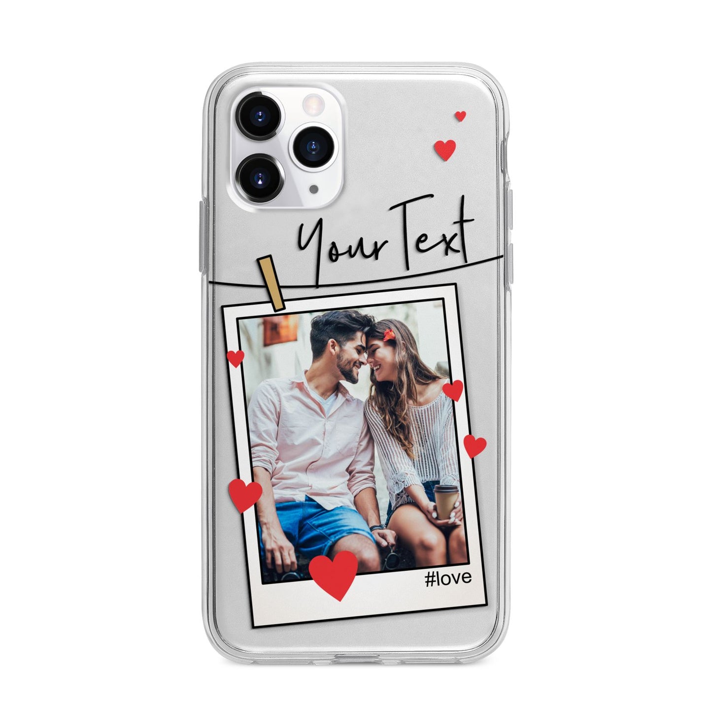 Valentine s Photo Apple iPhone 11 Pro Max in Silver with Bumper Case