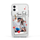 Valentine s Photo Apple iPhone 11 in White with White Impact Case