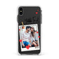 Valentine s Photo Apple iPhone Xs Max Impact Case White Edge on Black Phone