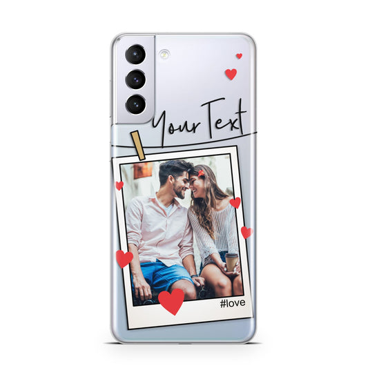 Valentine s Photo Samsung S21 Plus Phone Case