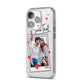 Valentine s Photo iPhone 14 Pro Clear Tough Case Silver Angled Image