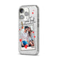 Valentine s Photo iPhone 14 Pro Glitter Tough Case Silver Angled Image