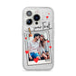 Valentine s Photo iPhone 14 Pro Glitter Tough Case Silver