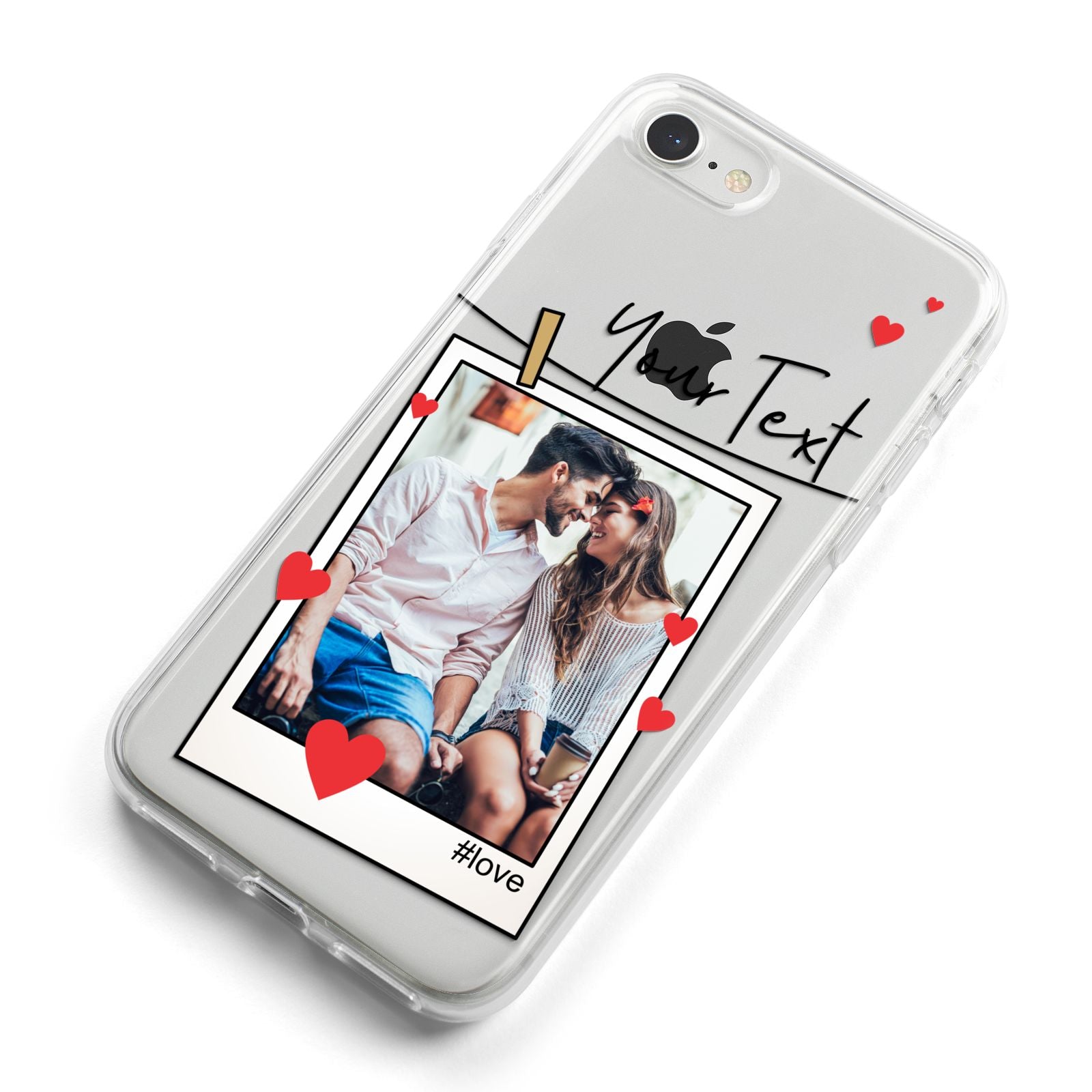 Valentine s Photo iPhone 8 Bumper Case on Silver iPhone Alternative Image