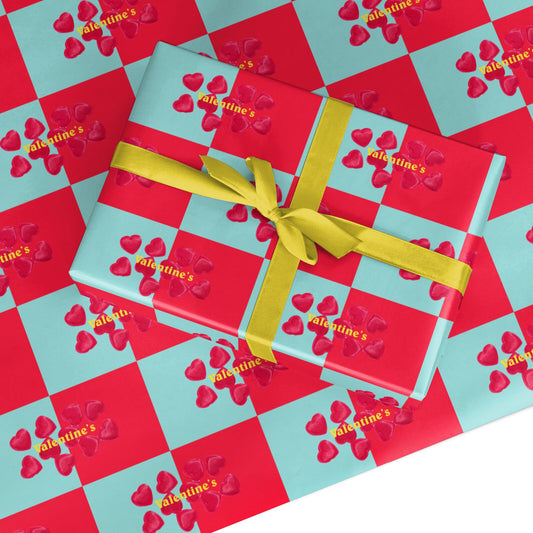 Valentine s Sweets Custom Wrapping Paper