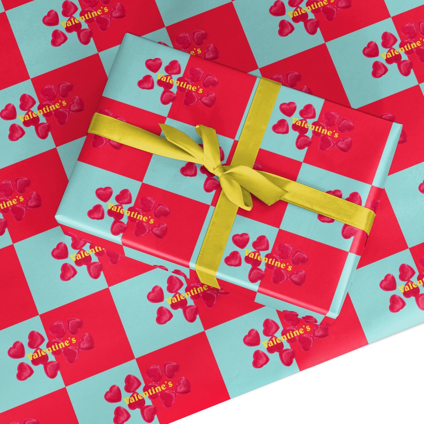 Valentine s Sweets Custom Wrapping Paper
