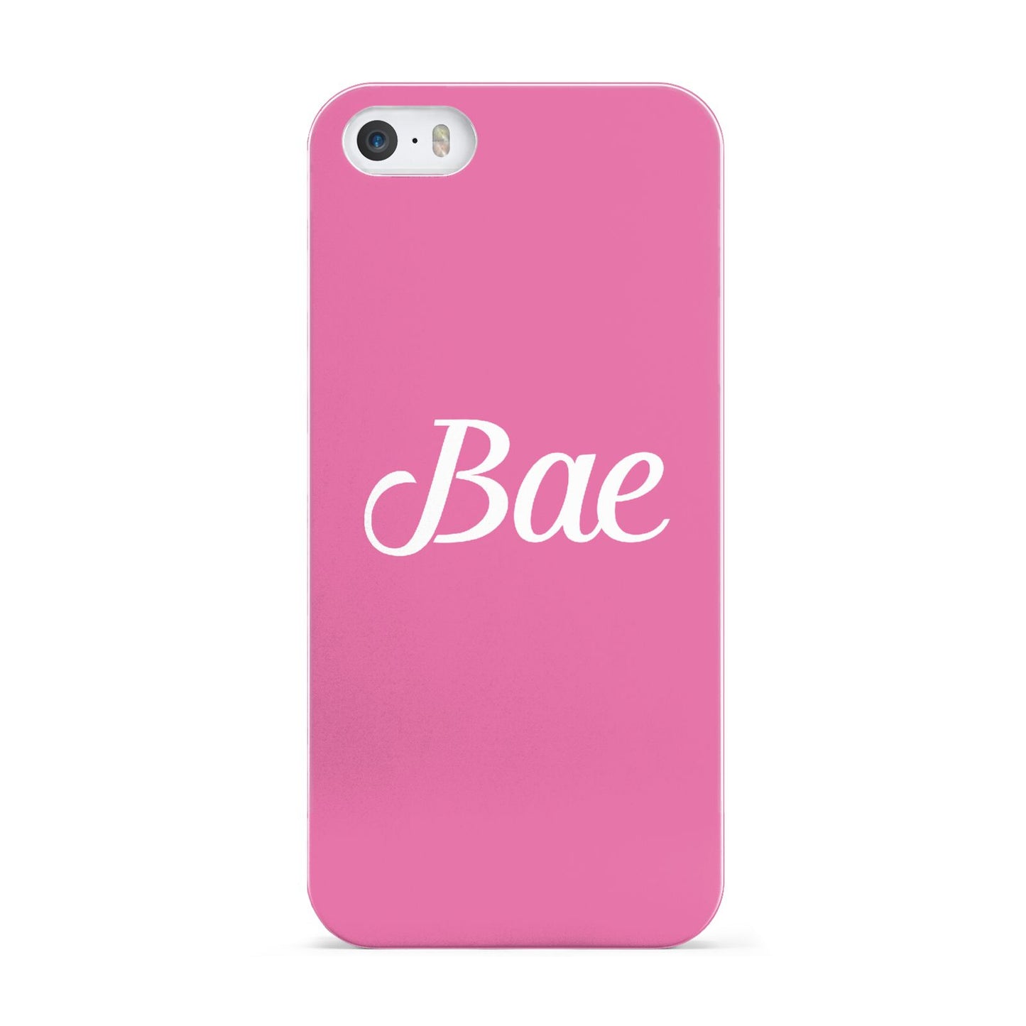 Valentines Bae Text Pink Apple iPhone 5 Case
