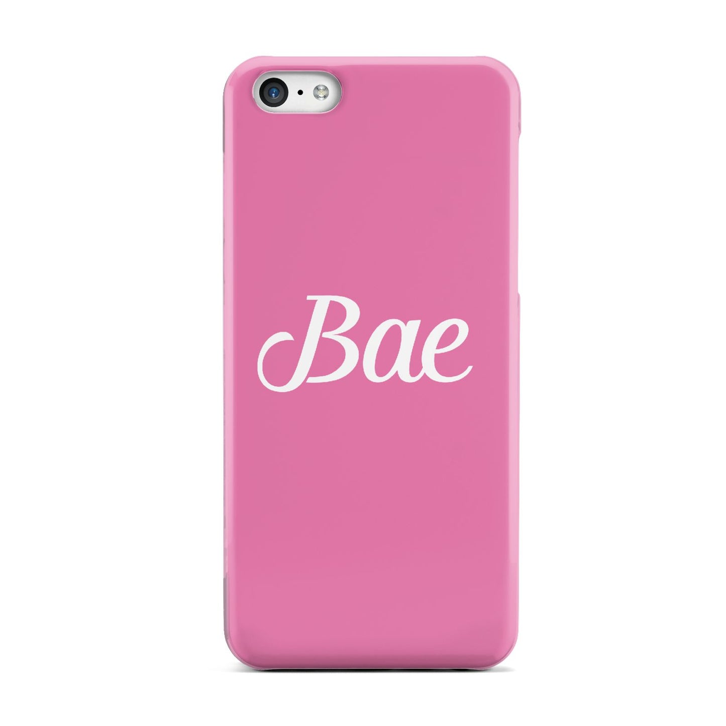 Valentines Bae Text Pink Apple iPhone 5c Case