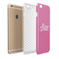 Valentines Bae Text Pink Apple iPhone 6 Plus 3D Tough Case