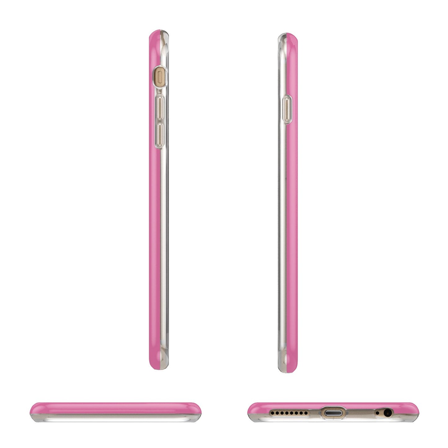 Valentines Bae Text Pink Apple iPhone 6 Plus 3D Wrap Tough Case Alternative Image Angles