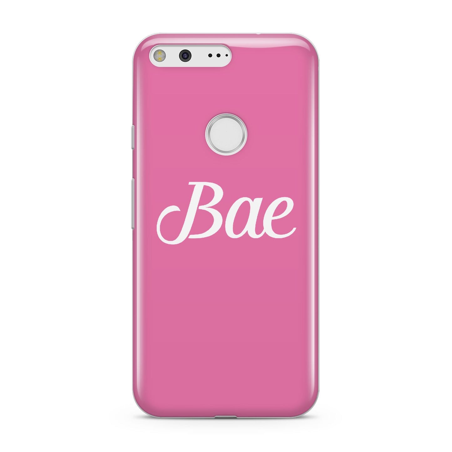 Valentines Bae Text Pink Google Pixel Case