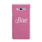 Valentines Bae Text Pink Samsung Galaxy A7 2015 Case