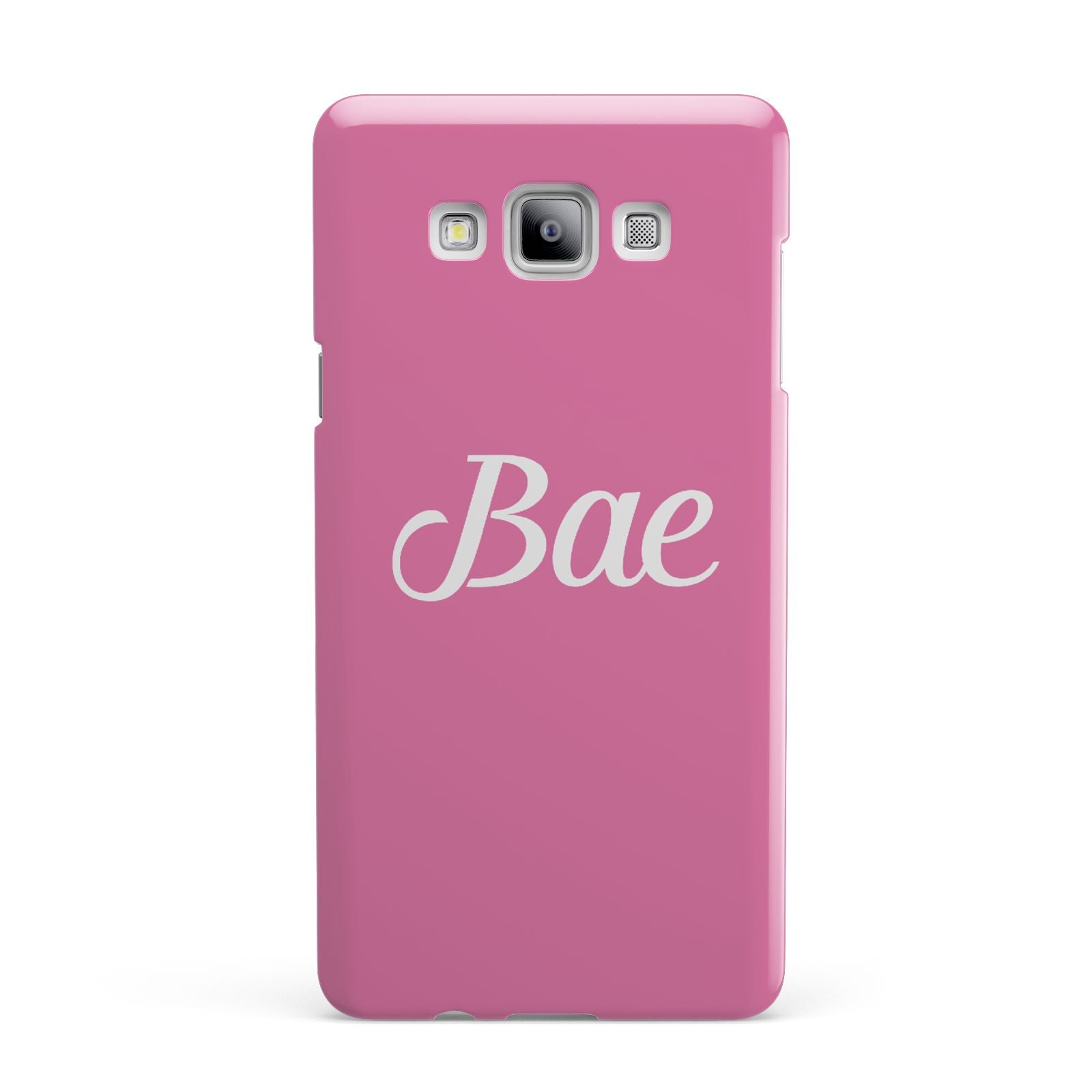 Valentines Bae Text Pink Samsung Galaxy A7 2015 Case