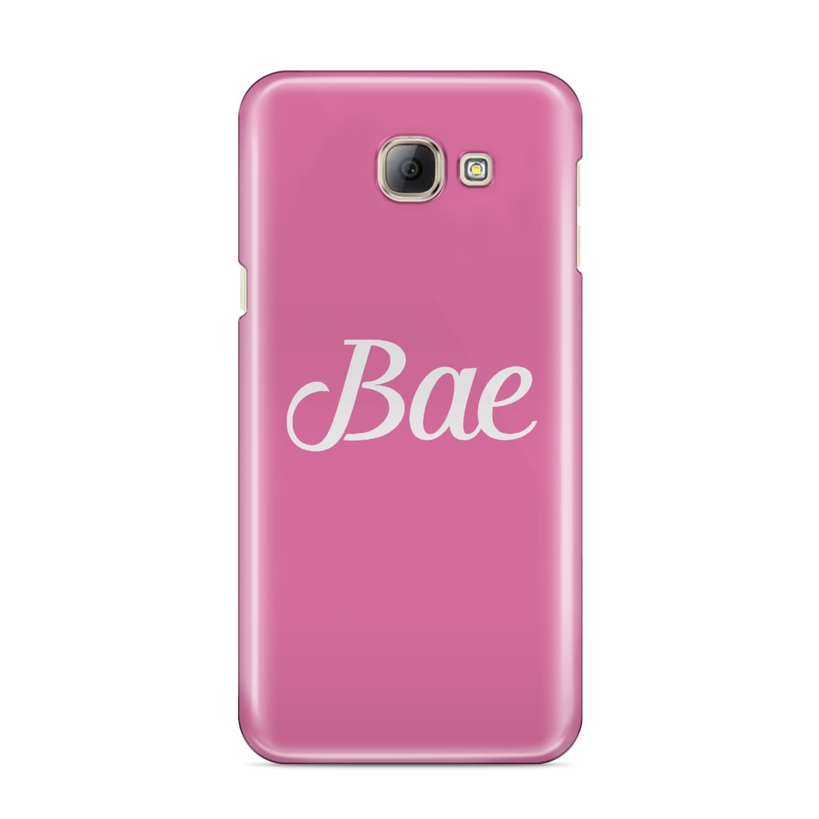 Valentines Bae Text Pink Samsung Galaxy A8 2016 Case