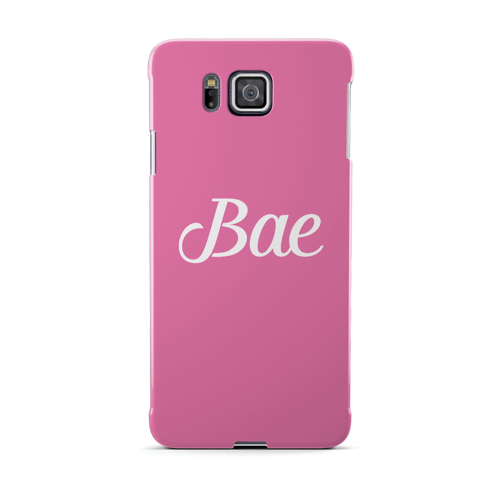 Valentines Bae Text Pink Samsung Galaxy Alpha Case