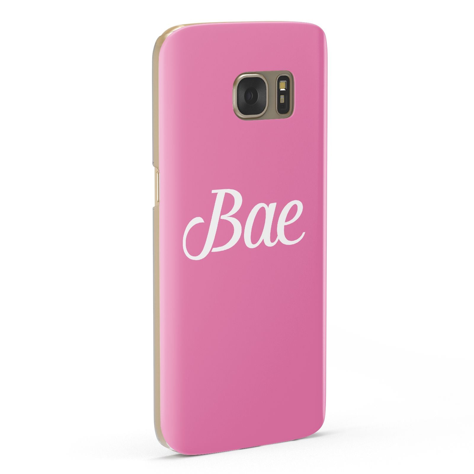 Valentines Bae Text Pink Samsung Galaxy Case Fourty Five Degrees