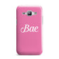 Valentines Bae Text Pink Samsung Galaxy J1 2015 Case