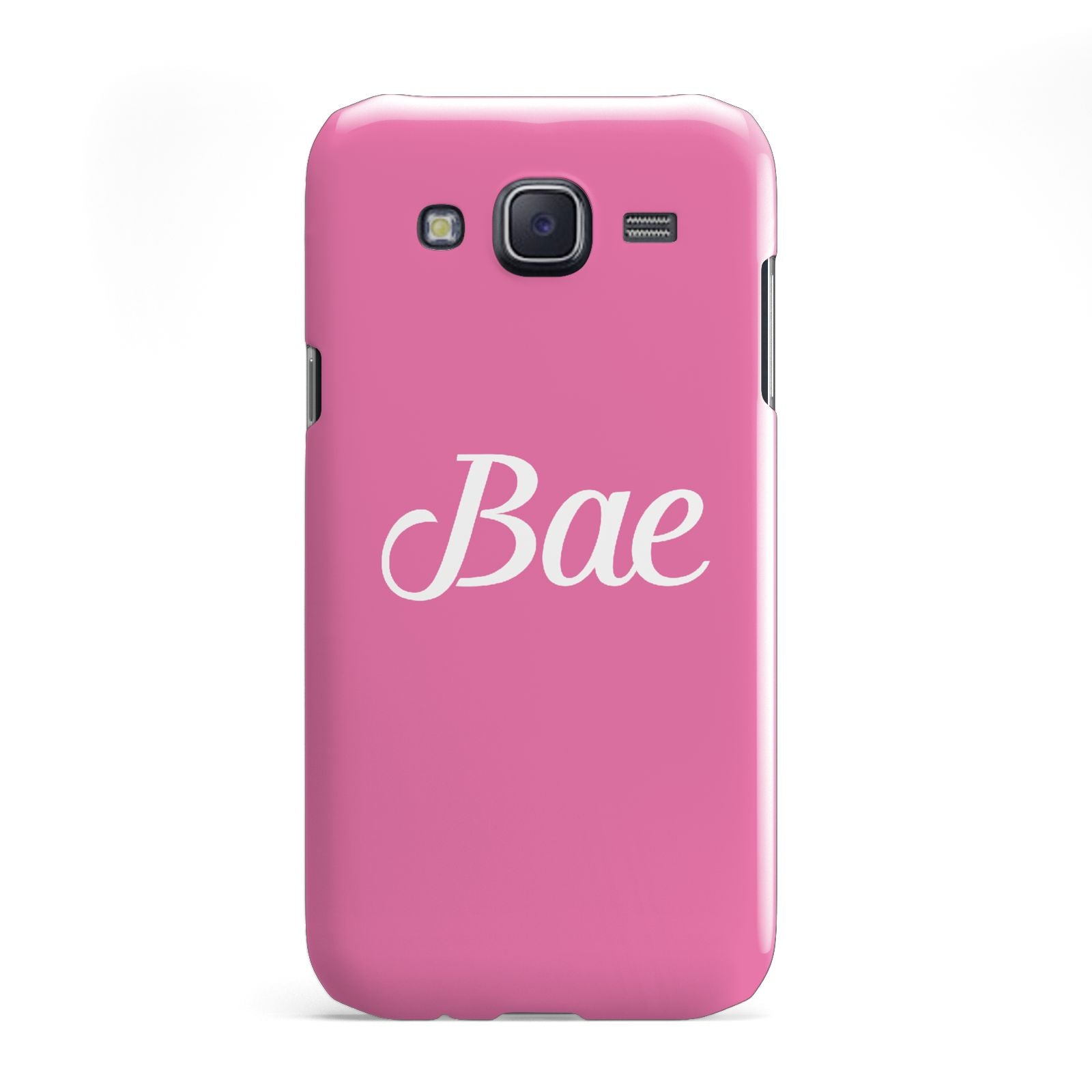 Valentines Bae Text Pink Samsung Galaxy J5 Case