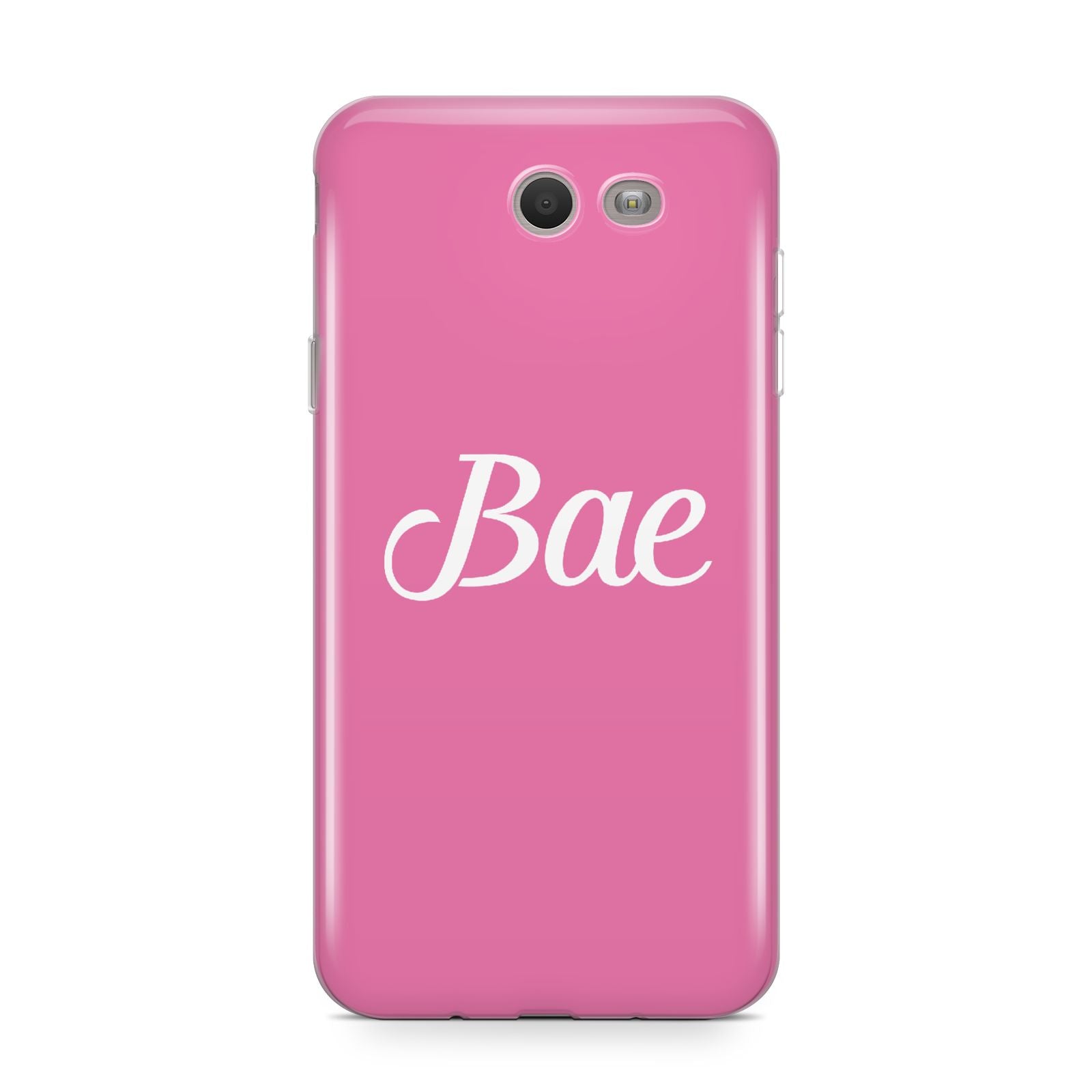 Valentines Bae Text Pink Samsung Galaxy J7 2017 Case