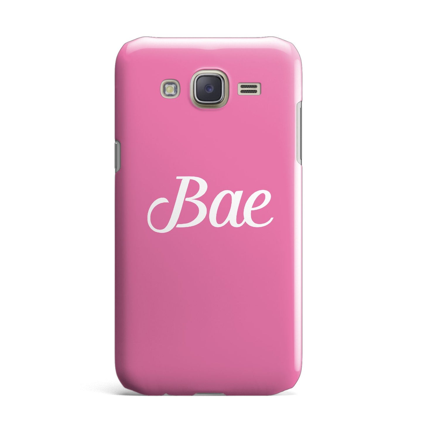 Valentines Bae Text Pink Samsung Galaxy J7 Case