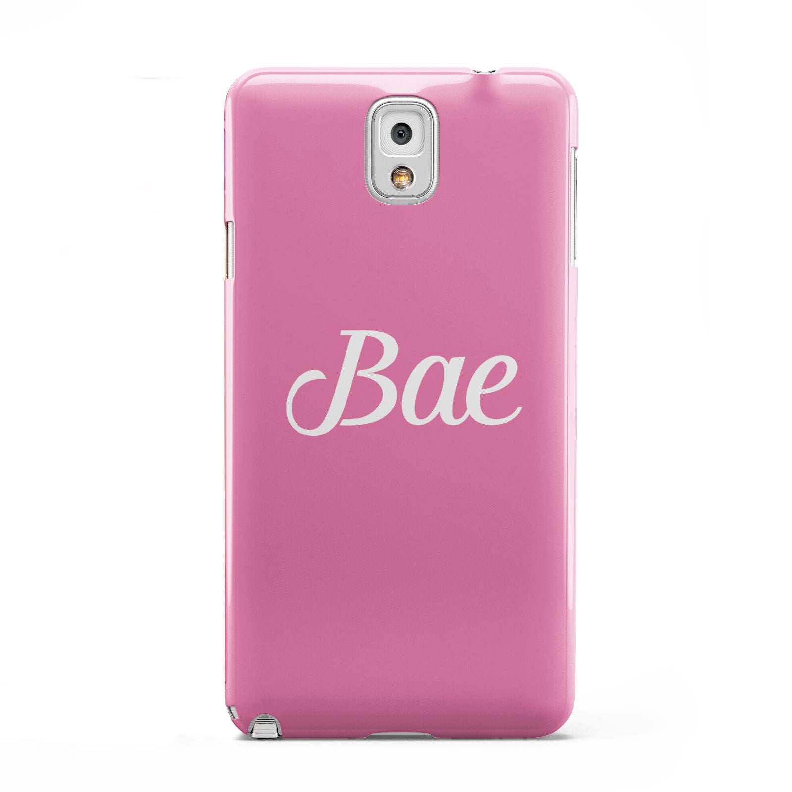 Valentines Bae Text Pink Samsung Galaxy Note 3 Case