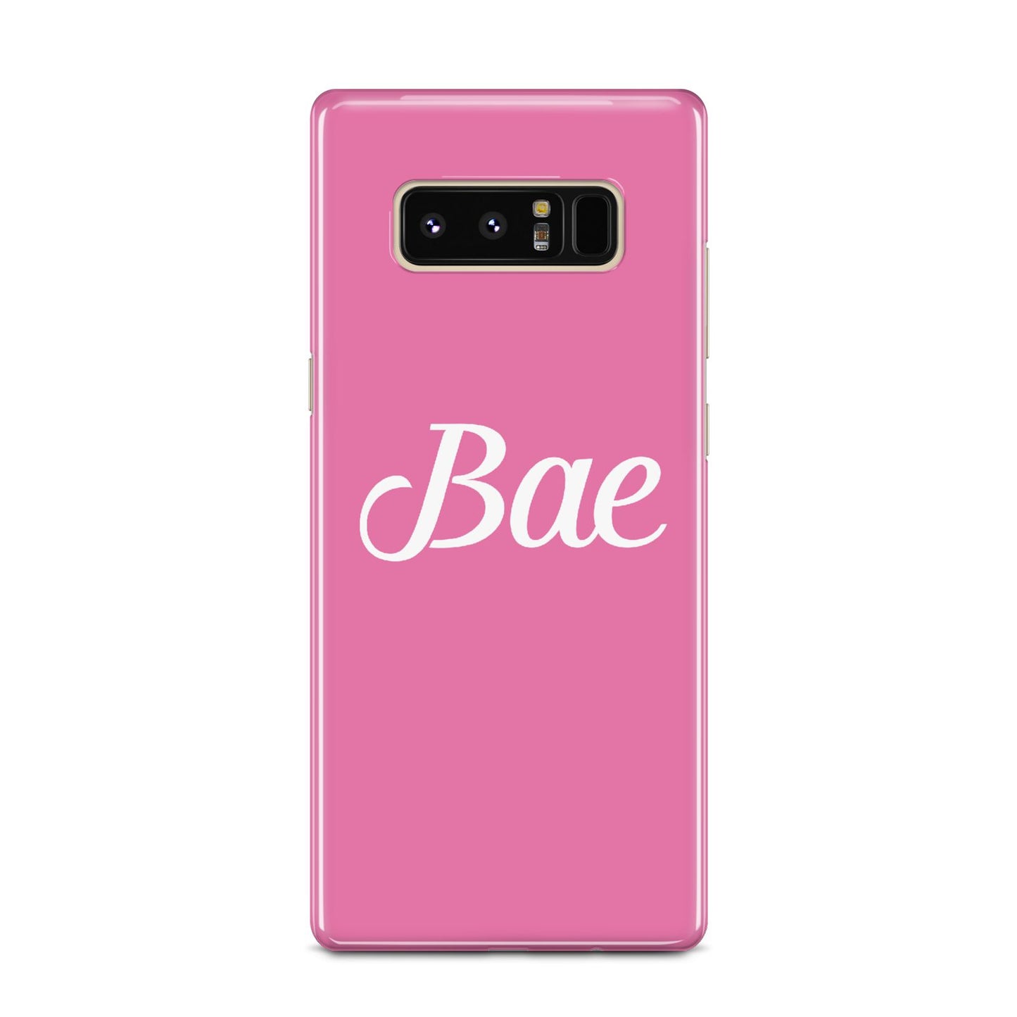 Valentines Bae Text Pink Samsung Galaxy Note 8 Case