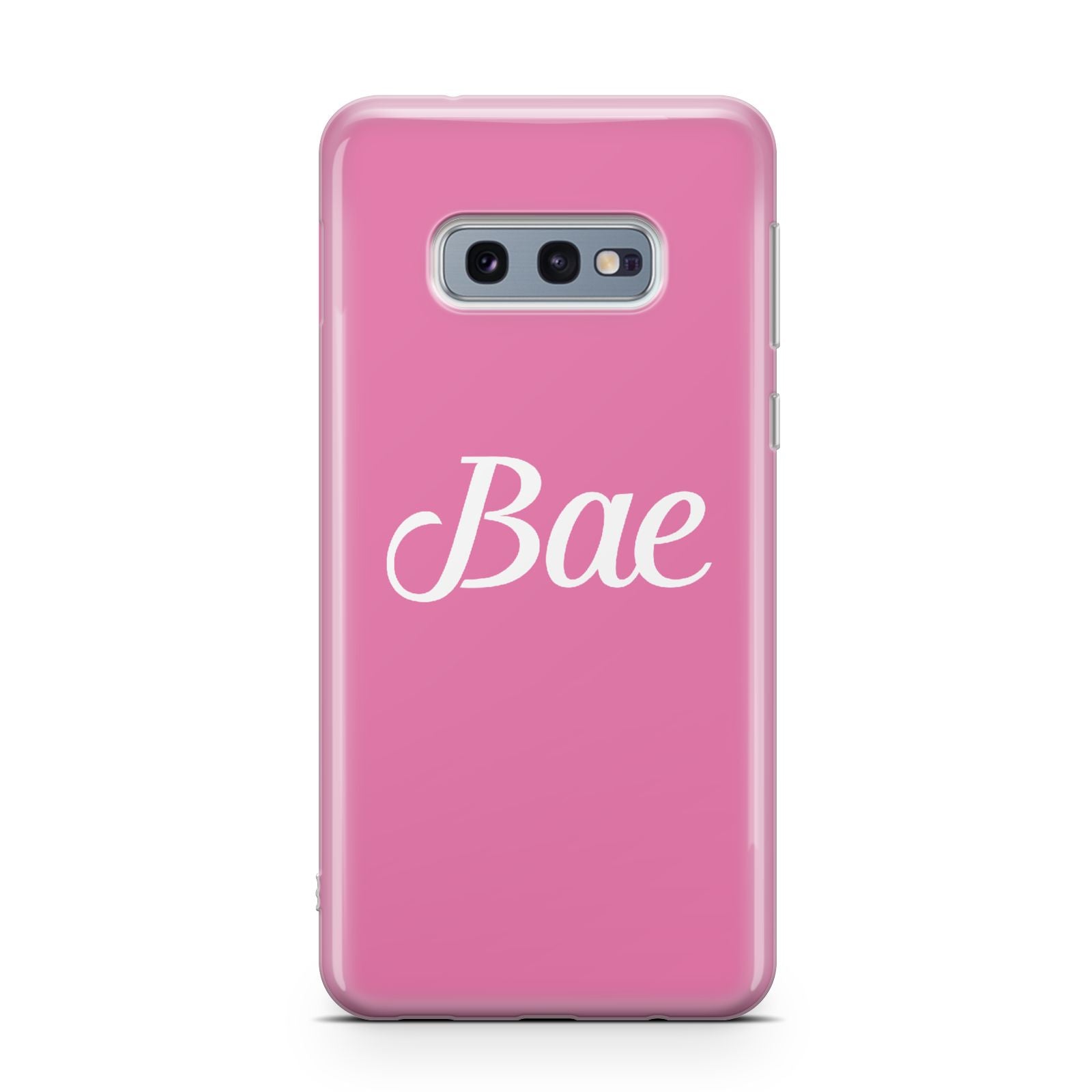 Valentines Bae Text Pink Samsung Galaxy S10E Case