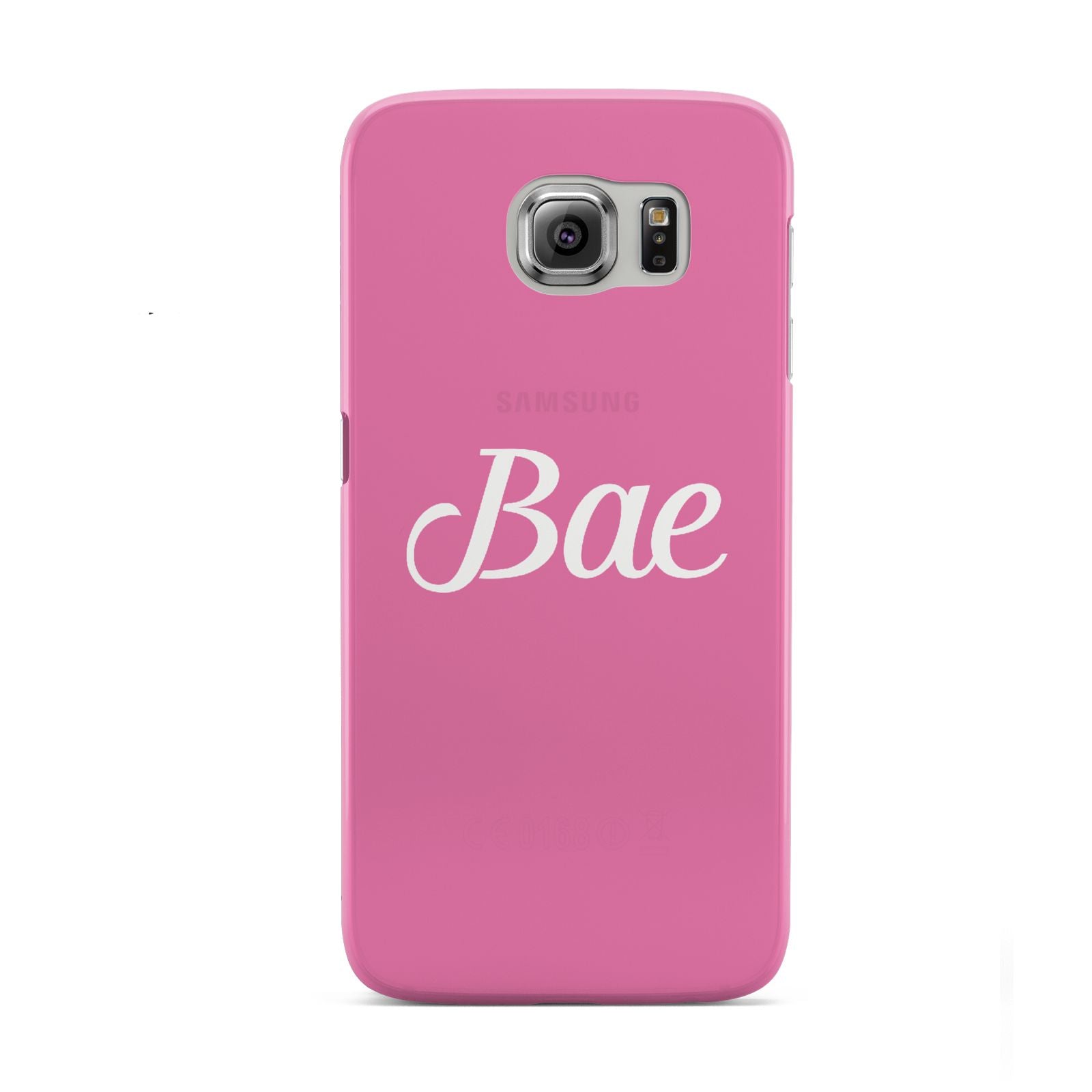 Valentines Bae Text Pink Samsung Galaxy S6 Case