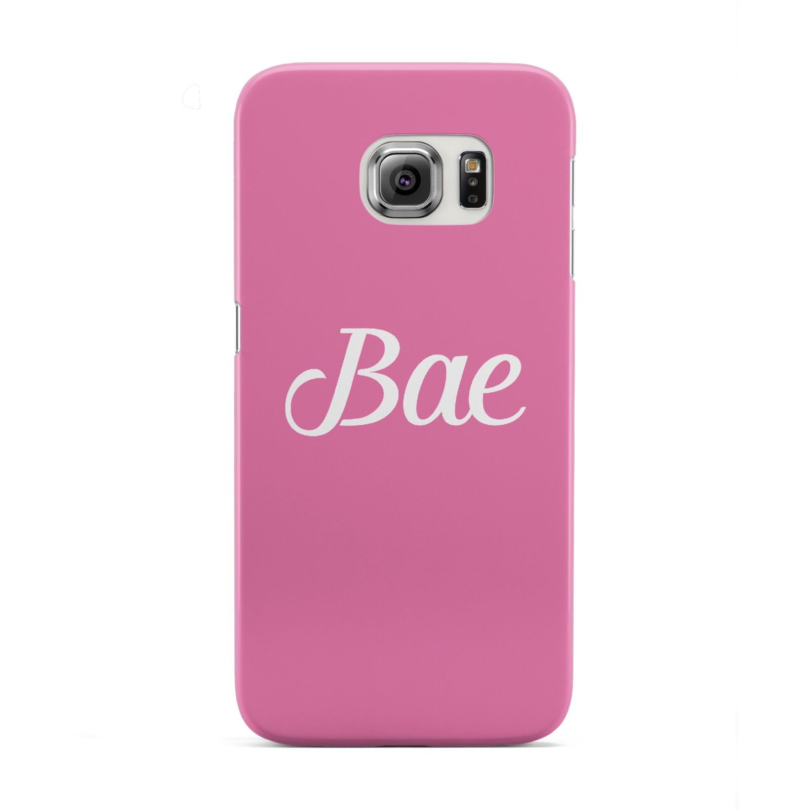 Valentines Bae Text Pink Samsung Galaxy S6 Edge Case