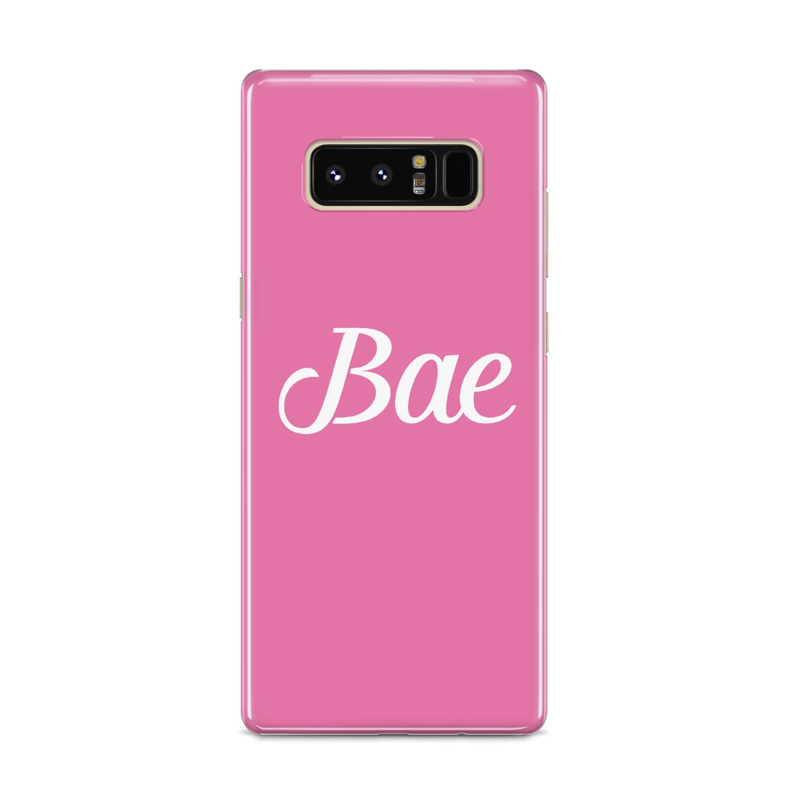 Valentines Bae Text Pink Samsung Galaxy S8 Case