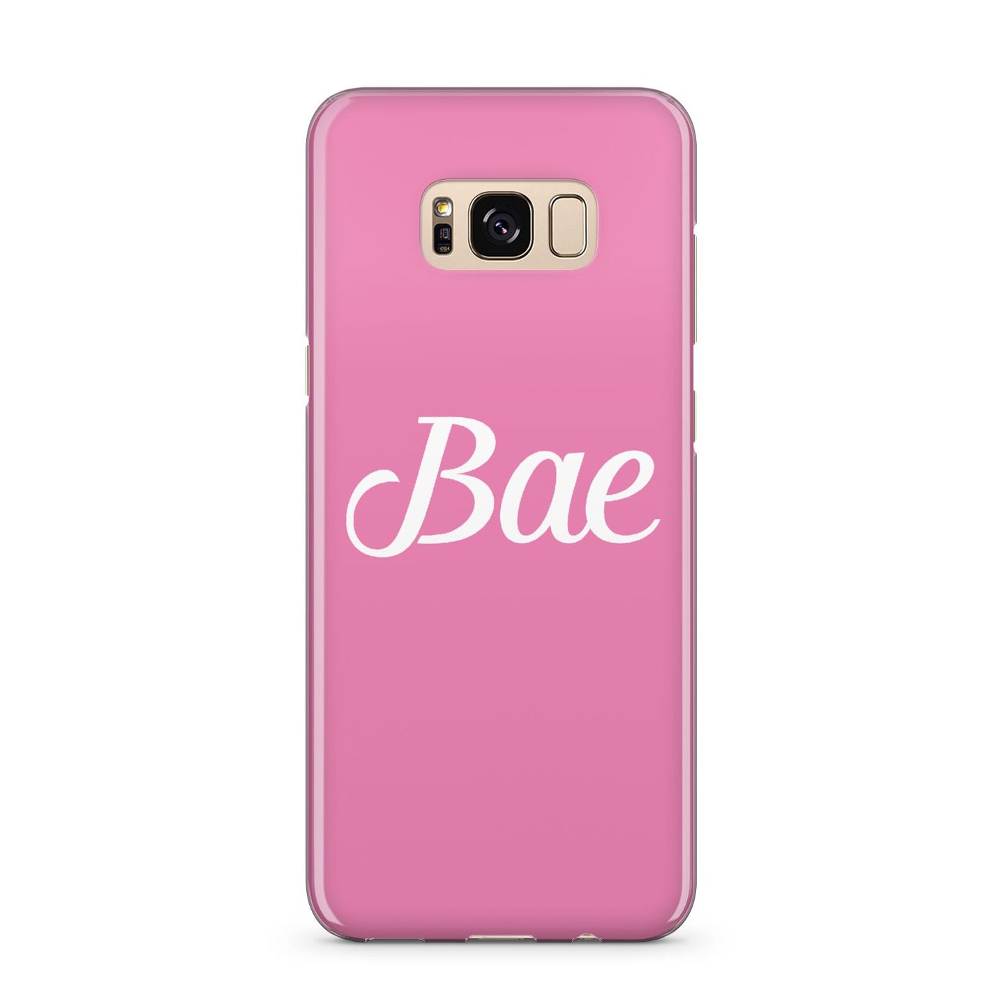 Valentines Bae Text Pink Samsung Galaxy S8 Plus Case