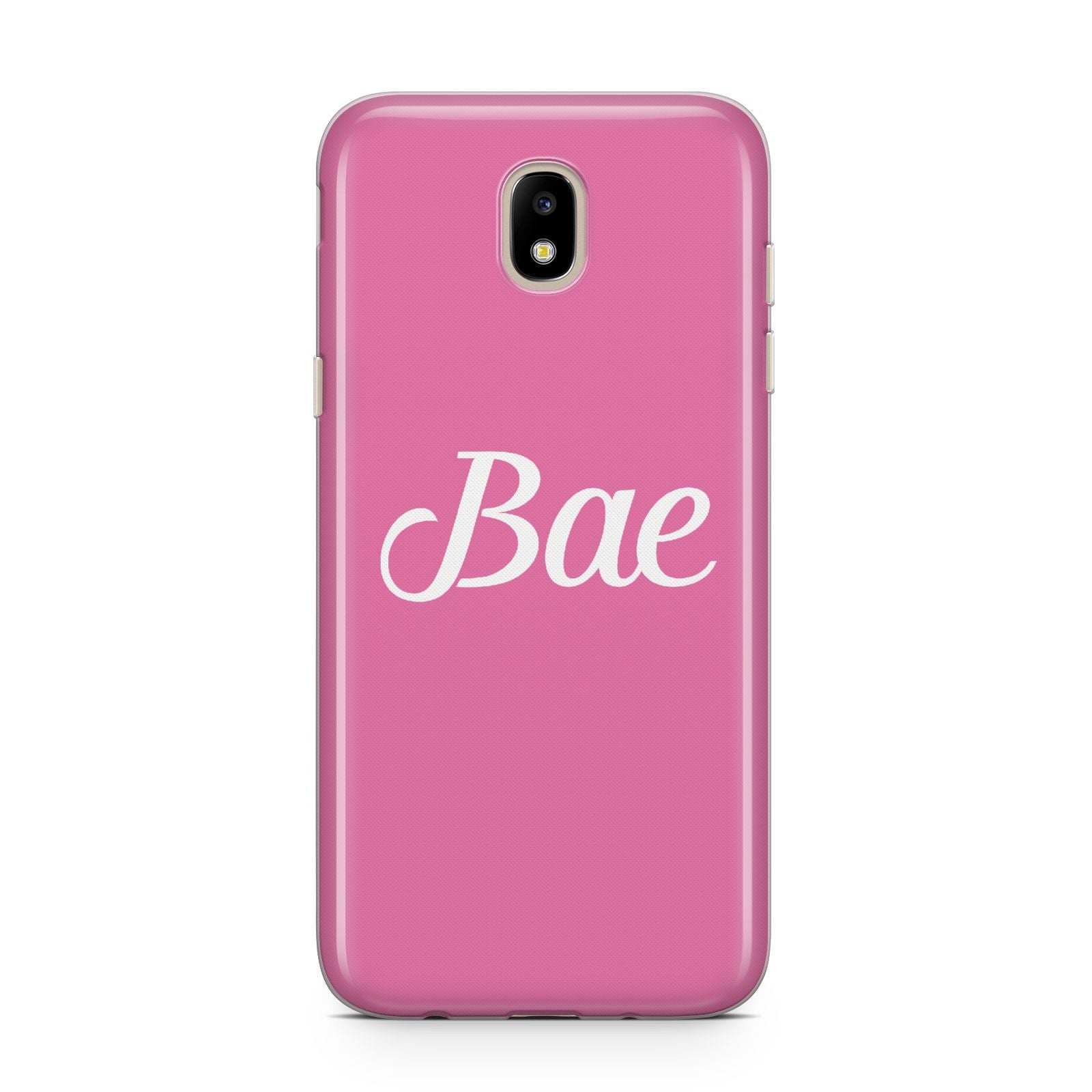 Valentines Bae Text Pink Samsung J5 2017 Case