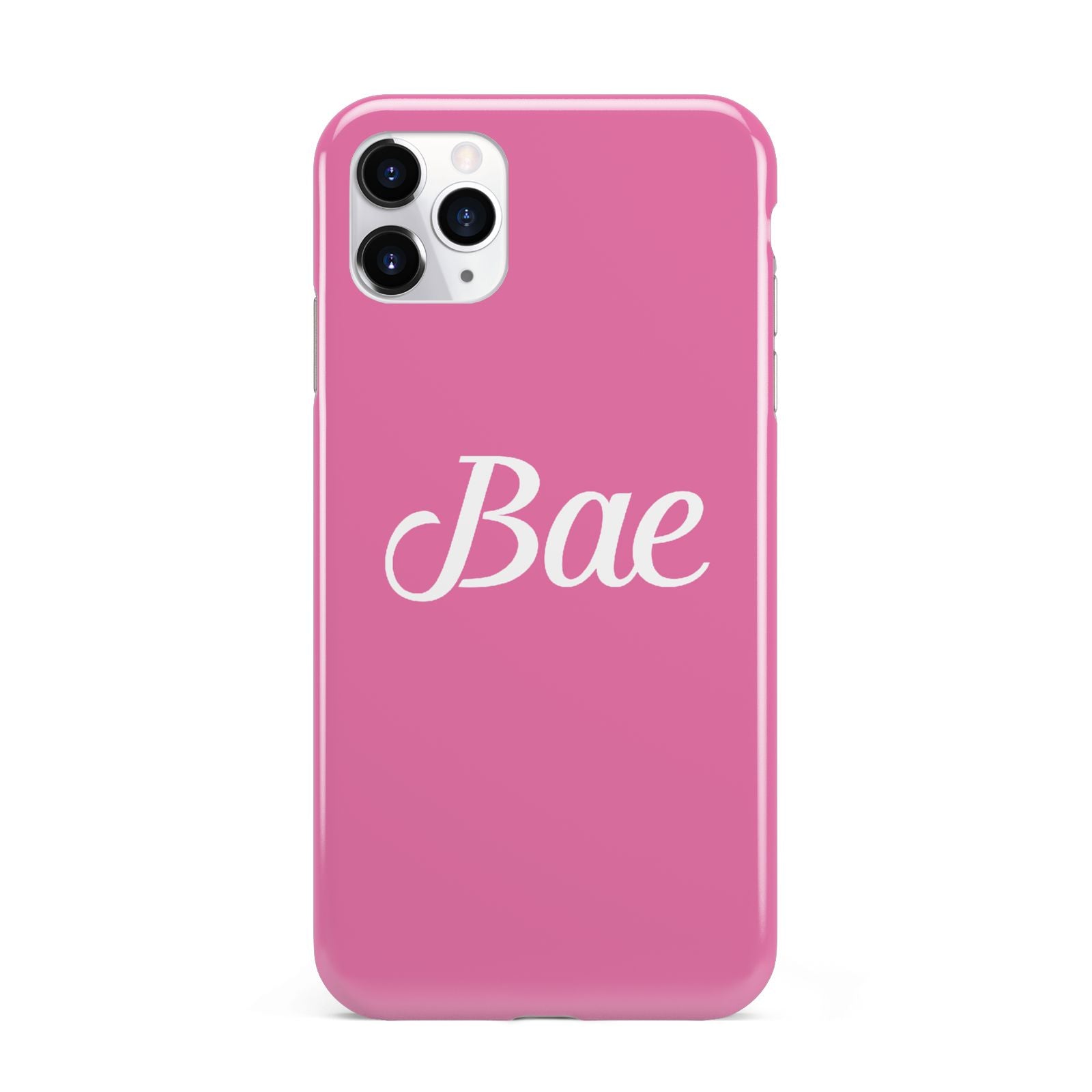 Valentines Bae Text Pink iPhone 11 Pro Max 3D Tough Case