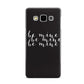 Valentines Be Mine Text Samsung Galaxy A5 Case