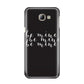 Valentines Be Mine Text Samsung Galaxy A8 2016 Case