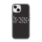 Valentines Be Mine Text iPhone 14 Clear Tough Case Starlight