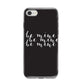 Valentines Be Mine Text iPhone 8 Bumper Case on Silver iPhone
