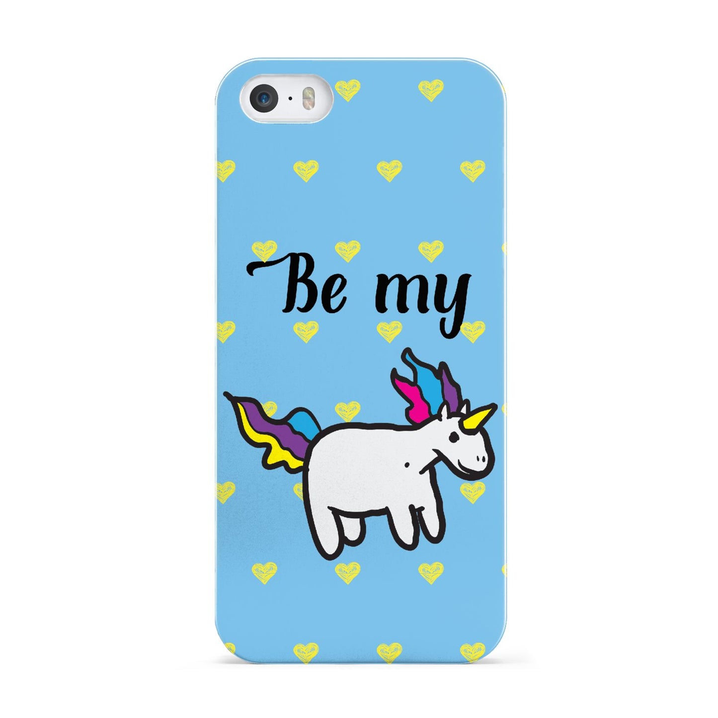 Valentines Be My Unicorn Apple iPhone 5 Case