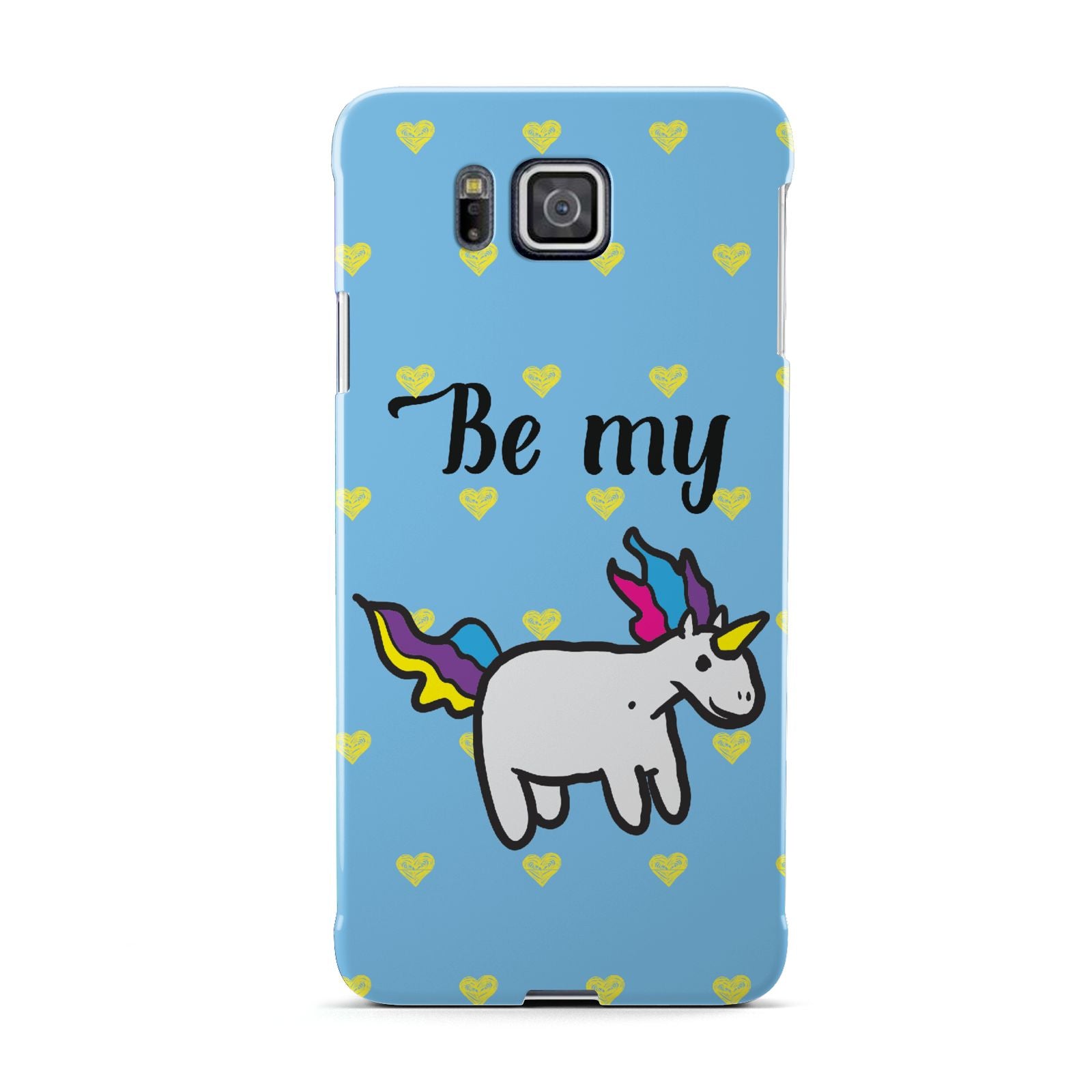 Valentines Be My Unicorn Samsung Galaxy Alpha Case