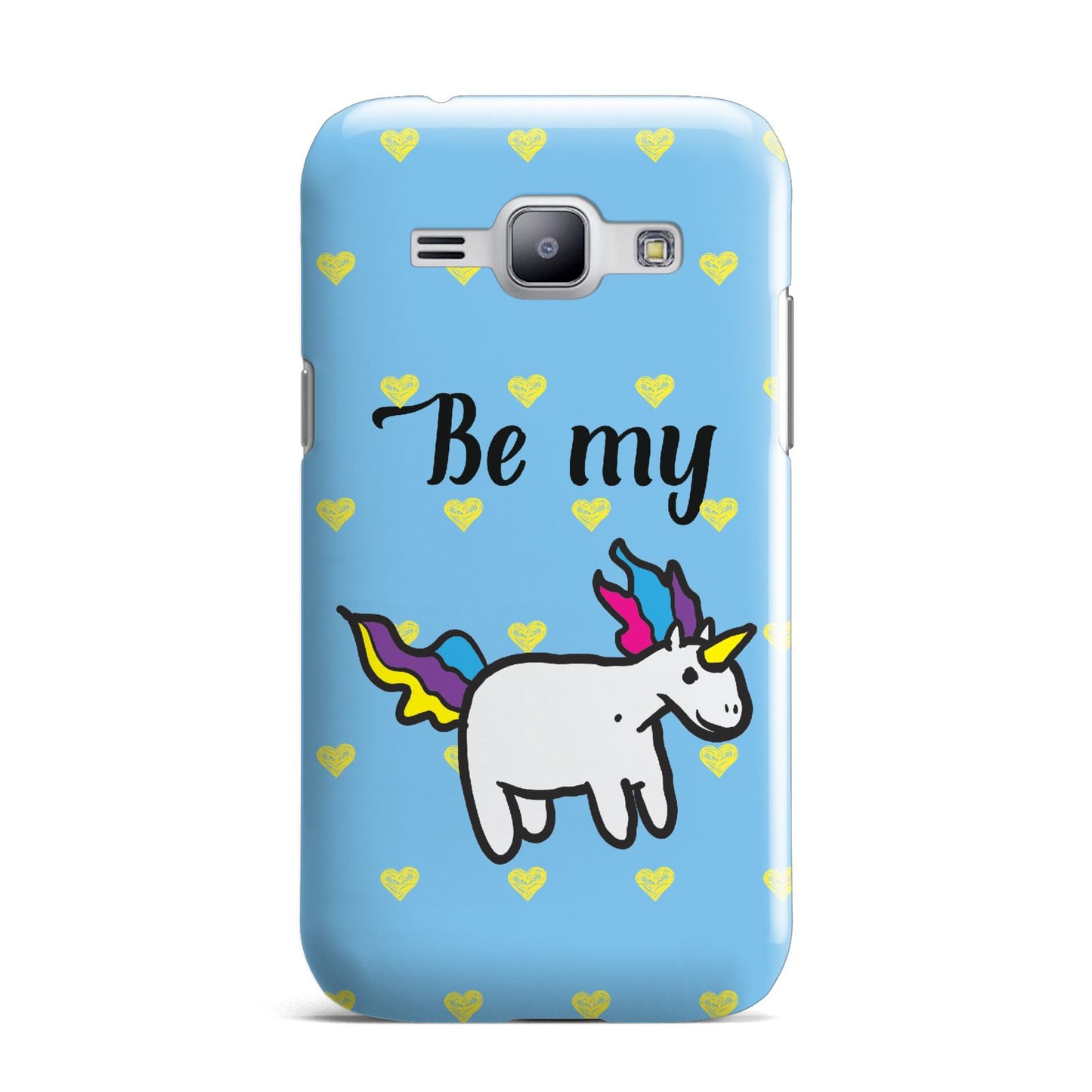 Valentines Be My Unicorn Samsung Galaxy J1 2015 Case